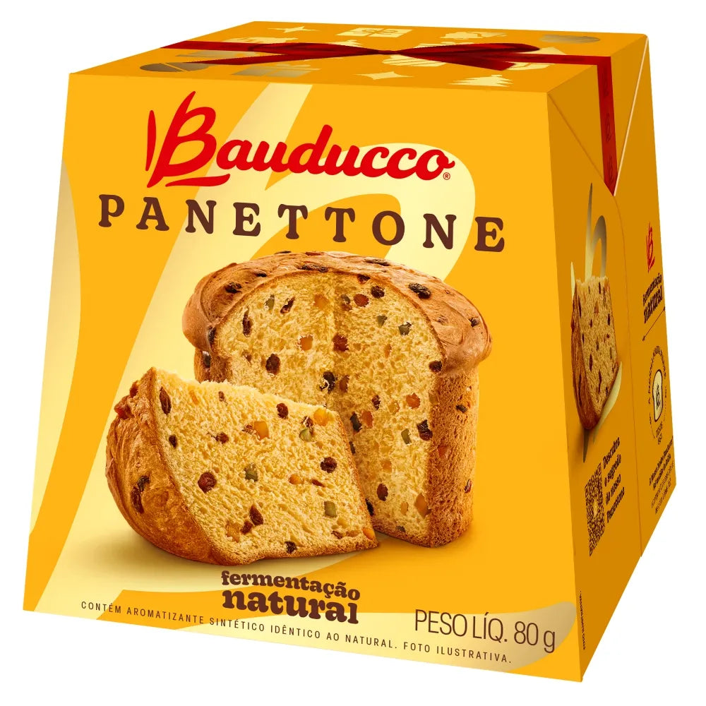 Mini Panettone Bauducco 80g | 24 unidades