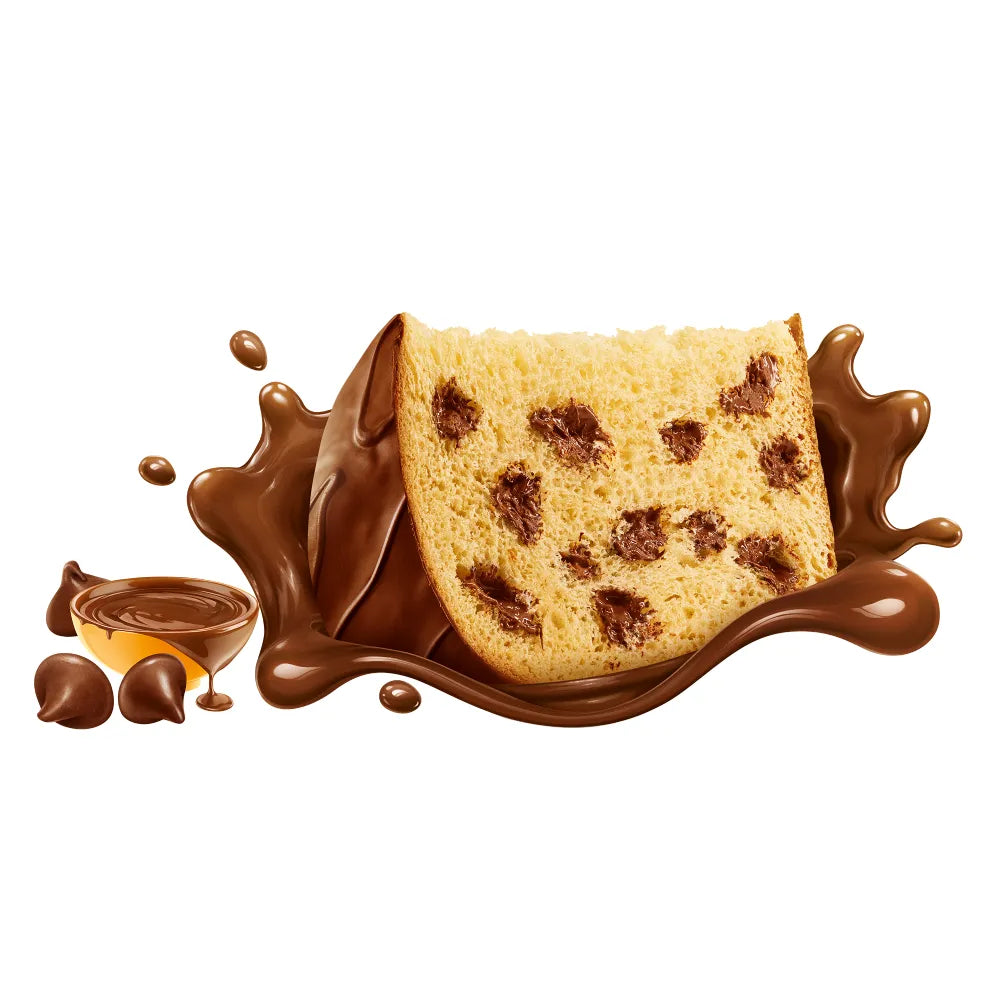 Chocottone Gotas & Cobertura Bauducco 450g | 18 unidades