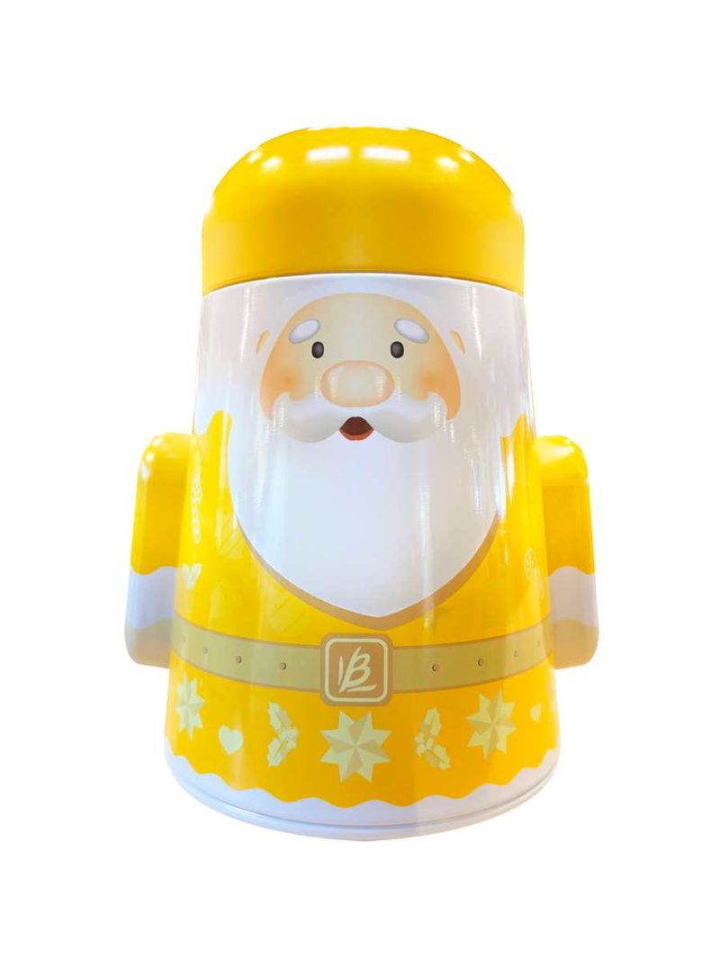 Papai Noel Lata com Mini Panettone 80g - Caixa com 6 und.