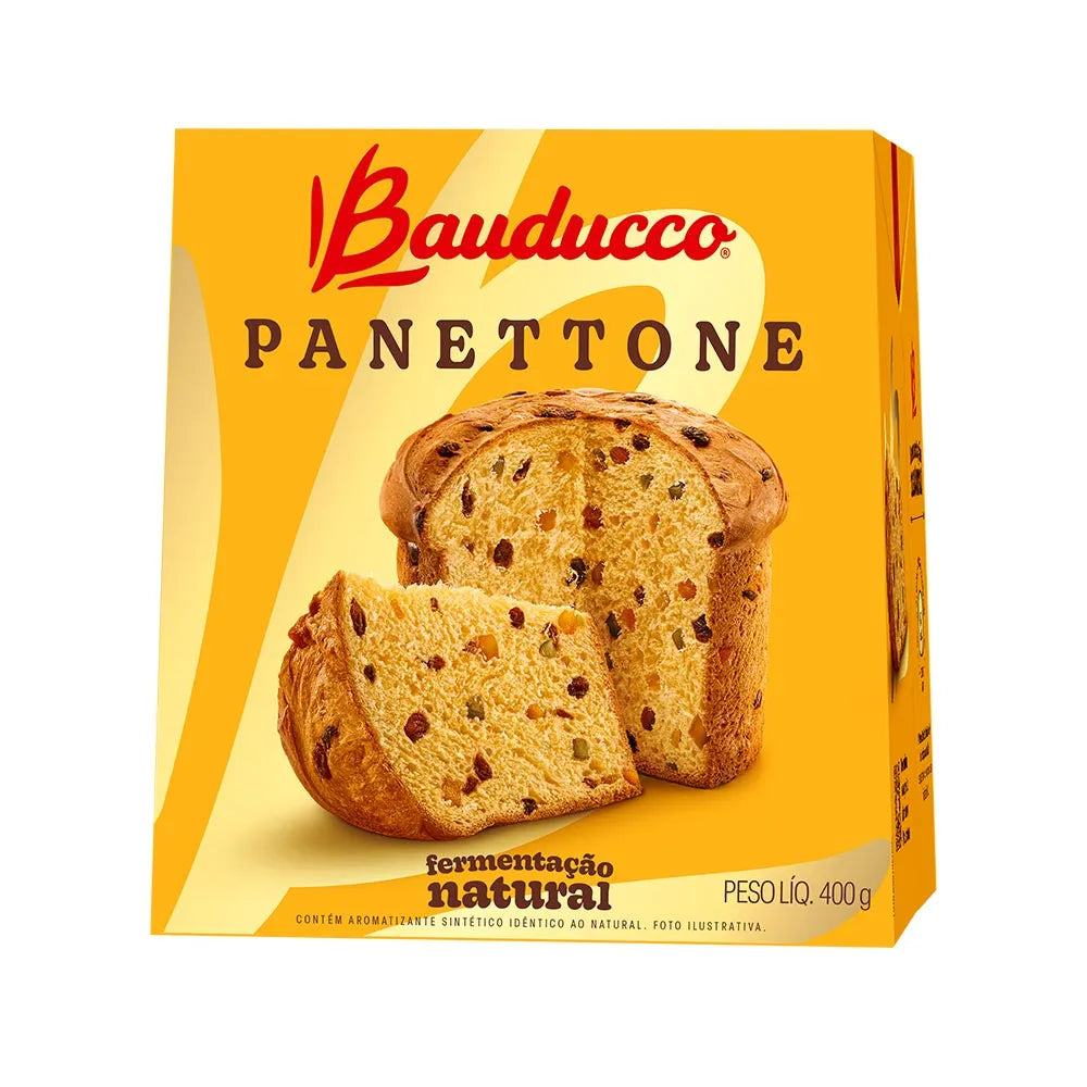 Panettone Bauducco 400g | 12 unidades